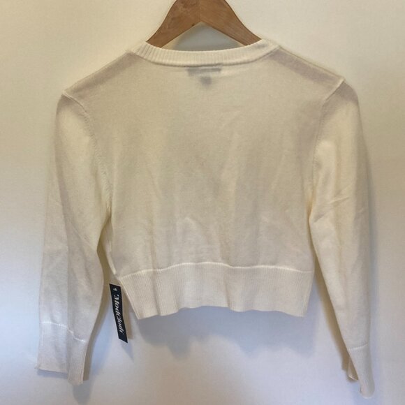 ModCloth Fervour, The Dream of the Crop Cardigan, White, M, NWT - Picture 2 of 3